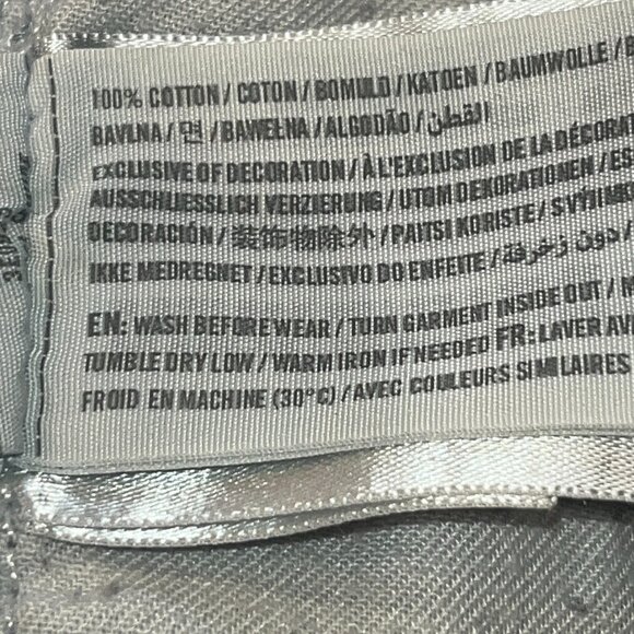 Y2K A&F ABERCROMBIE & FITCH 100% COTTON DENIM DRAWSTRING JOGGERS - EUC - MEDIUM - Picture 10 of 10